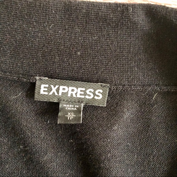 Express Cardigan XS/TP Black - Picture 3 of 4